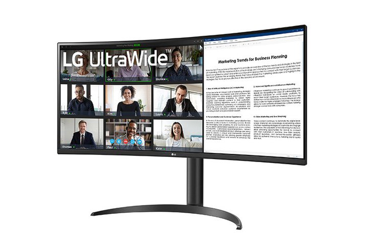 LG�AUSB Type-C�Ή���34�^21:9�ȖʃE���g�����C�h���j�^�[�u34WR55QK-B�v