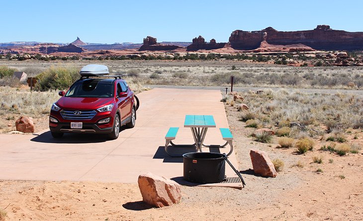 The Needles Campground in Canyonlands National Park