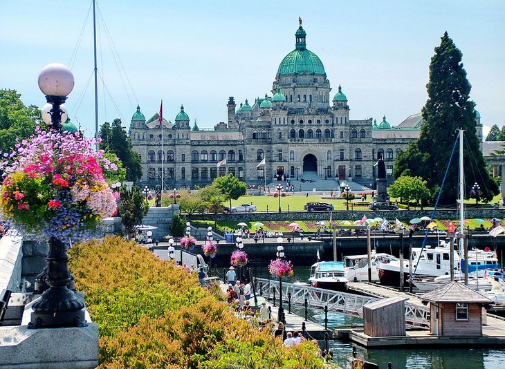 Parliament Buildings in Victoria