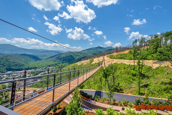 Skybridge in Gatlinburg