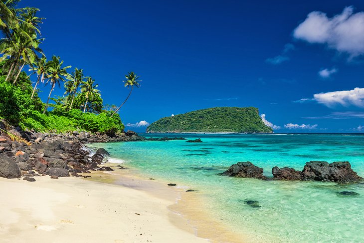 Lalomanu Beach on Samoa