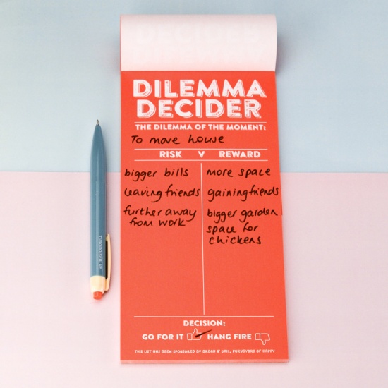 Dilemma Decider Notepad