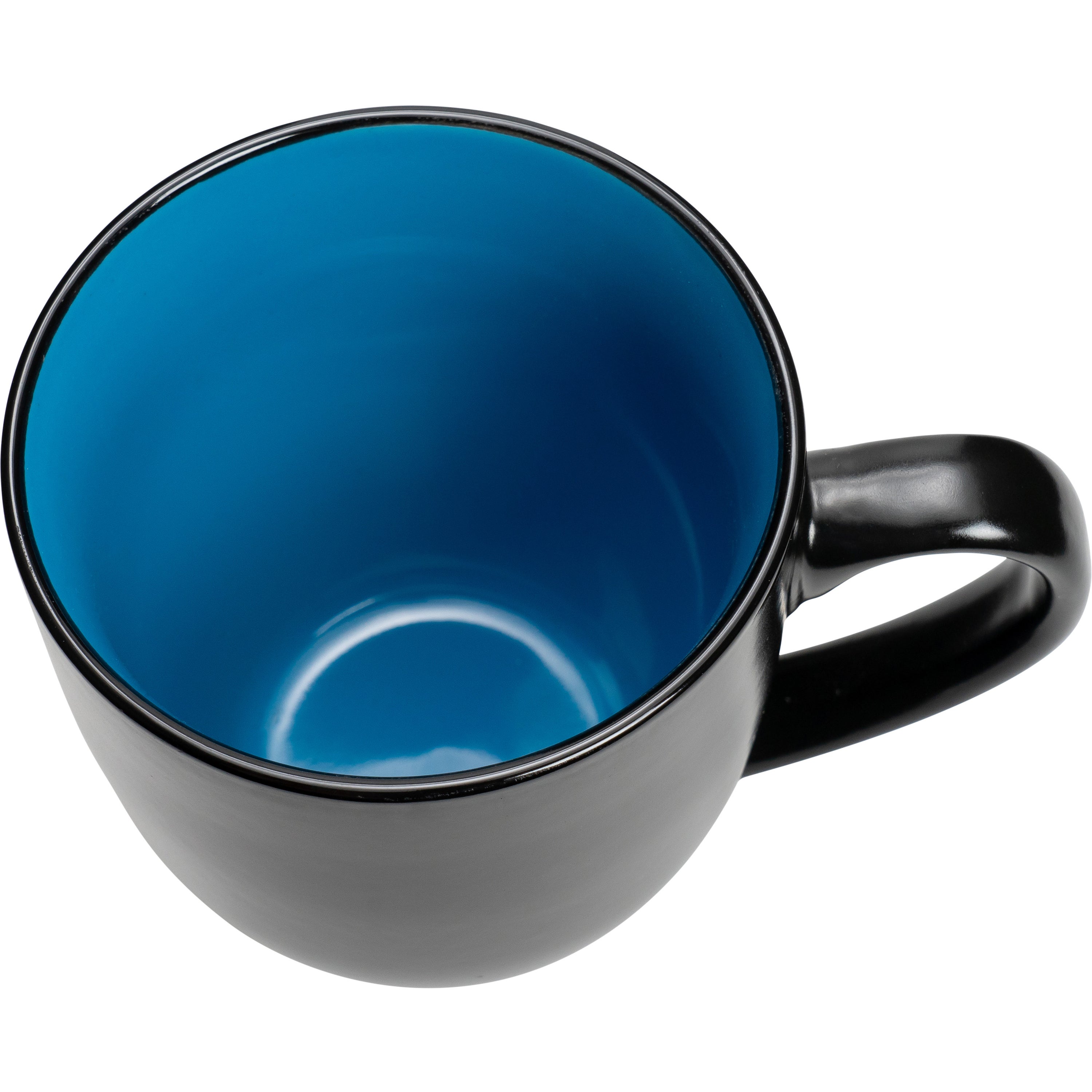 Detailed Photo of Bistro Two-Tone Ceramic Mug (16 Oz.)