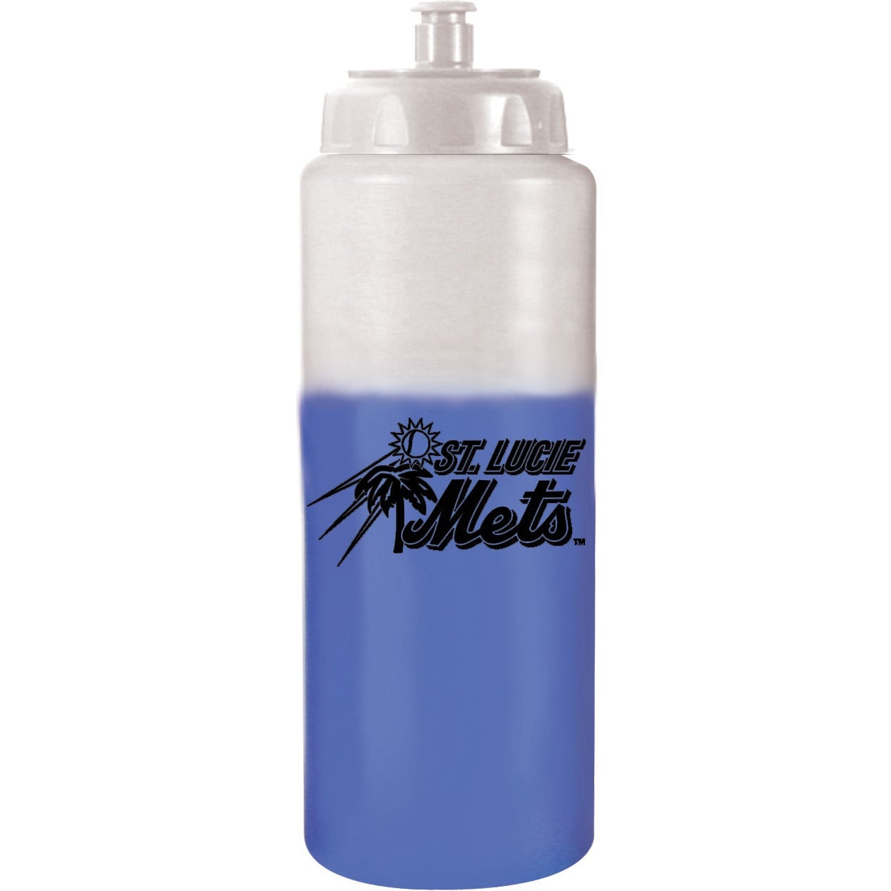 Mood Sports Bottles with Push 'n Pull Cap (32 Oz.) Large