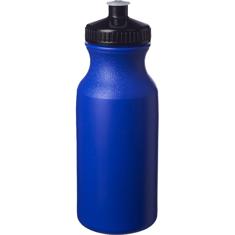 Reflex Blue Water Bottle with Push Cap (20 Oz.)