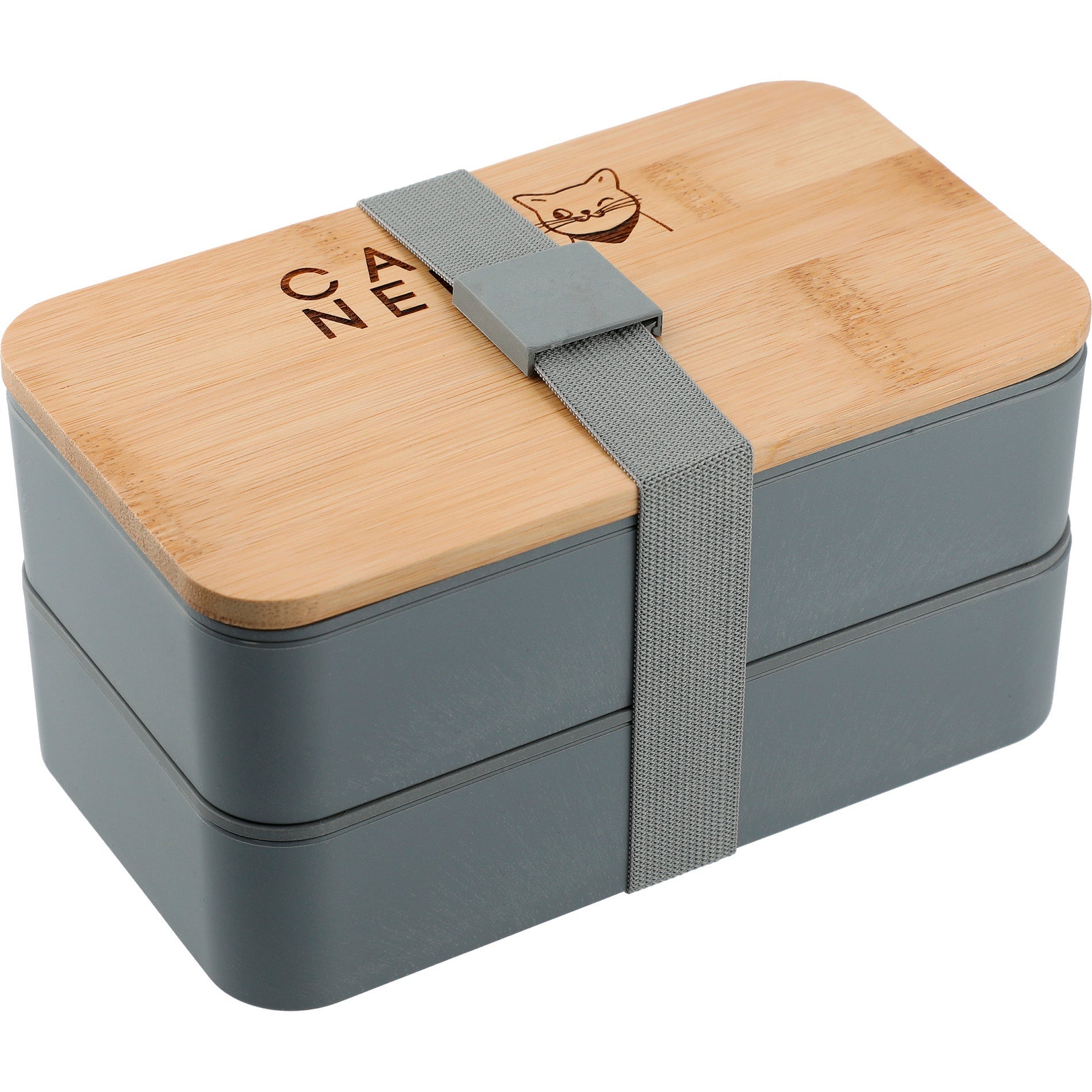 Stackable Bamboo Fiber Bento Boxes Mobile