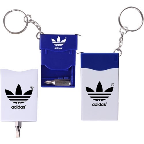 Tape Measure and Screwdriver Tools with Keychain Mobile