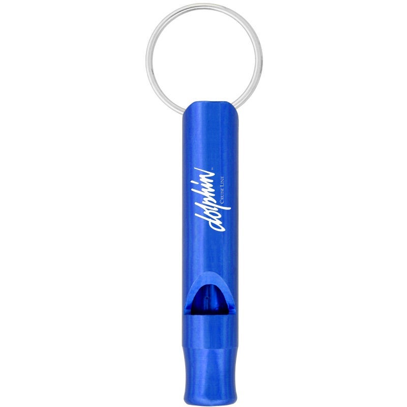 Aluminum Metal Whistle Keychains Mobile