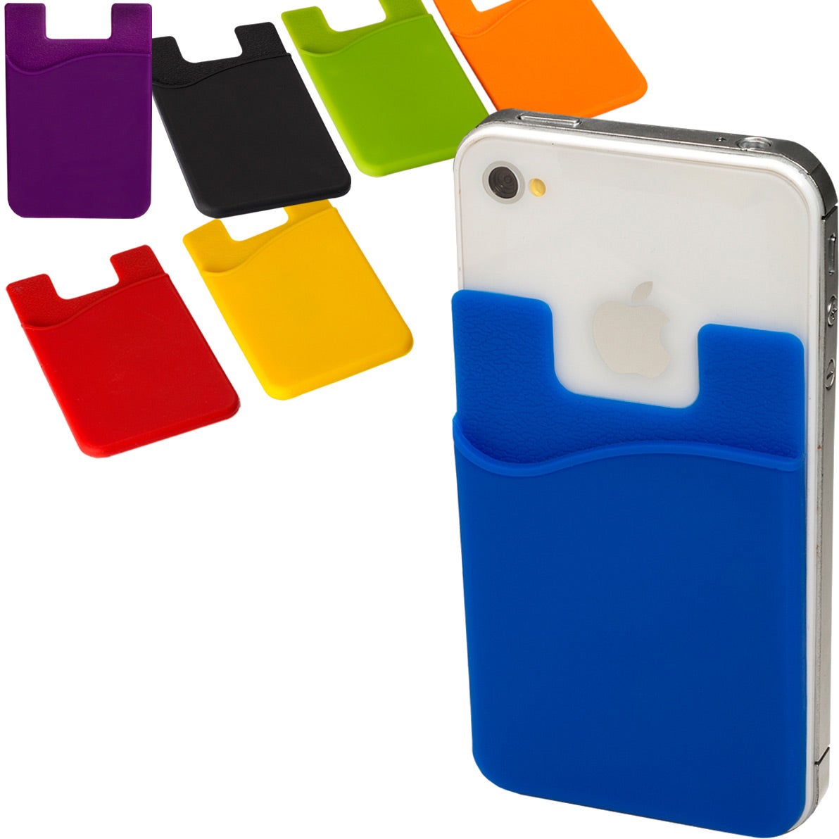 Econo Silicone Mobile Device Pocket Card Holder