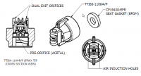 TeeJet TTI Air Induction Twin Flat Spray Nozzles