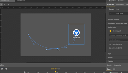 Animating with motion paths in GWD