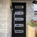 Contemporary Double Front Doors With Glass