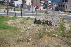 Remains along Aigou Dimitriou.