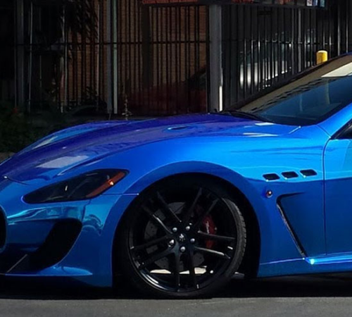 Blue Sports Car