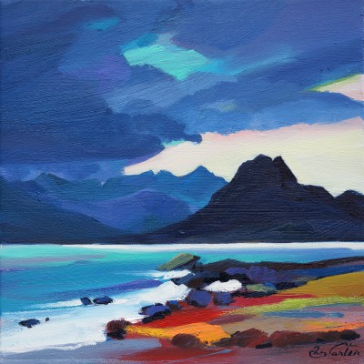 Scottish Artist Pam CARTER - Shower in the Cuillin 