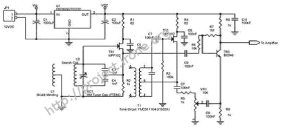 Metal Detector using (Beat Frequency) - Measuring_and_Test_Circuit ... image.