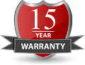 15 year limited warranty