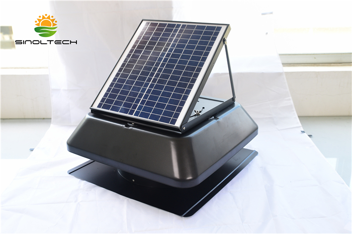 adjustable solar attic vent