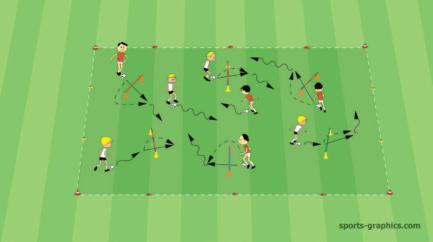 U10 Soccer Hurdle Game