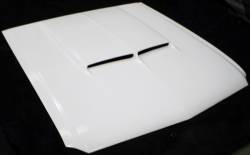 Stang-Aholics - 65 - 66 Mustang Fiberglass Hood w/ 67 Shelby-Style Scoop