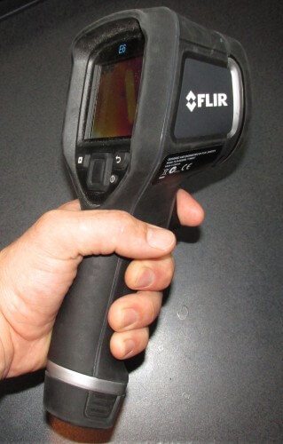 Holding a Flir E6