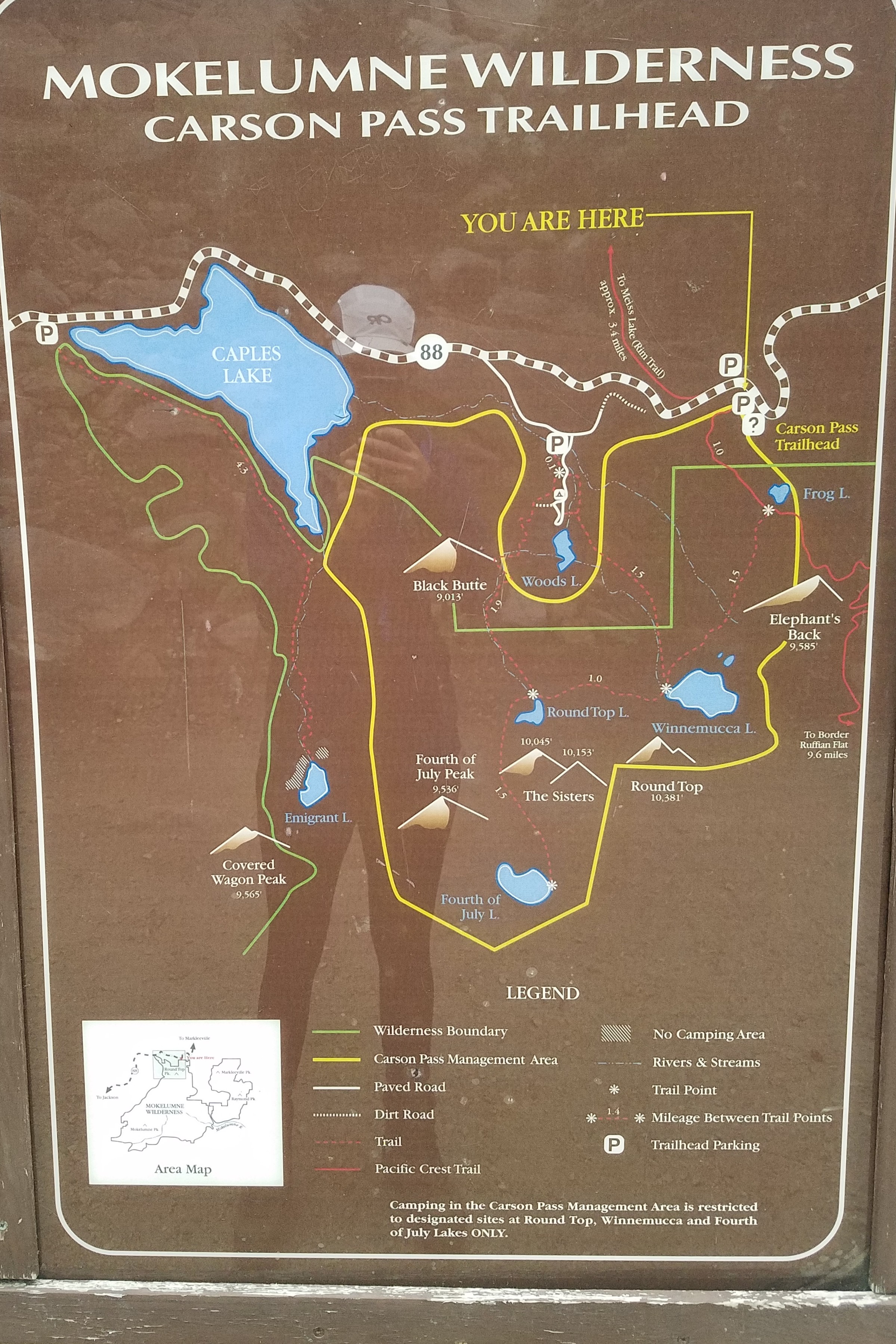 winnemucca lake trail map