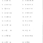 Literal Equations Worksheet Infinite Algebra 1