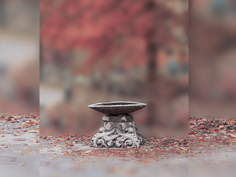 Stone Pedestal Stock Photo