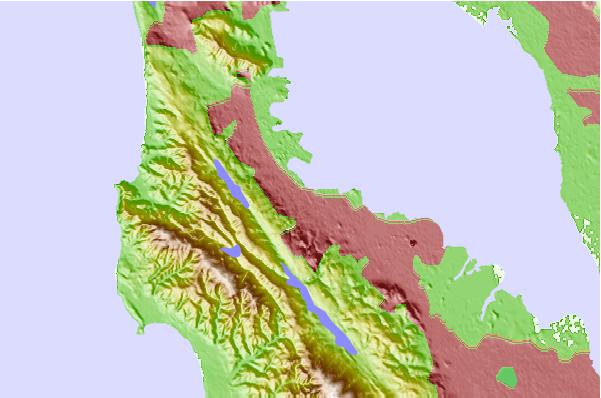 Tide stations located close to Burlingame