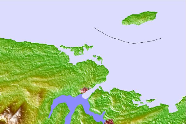 Tide stations located close to Caribou, Nova Scotia