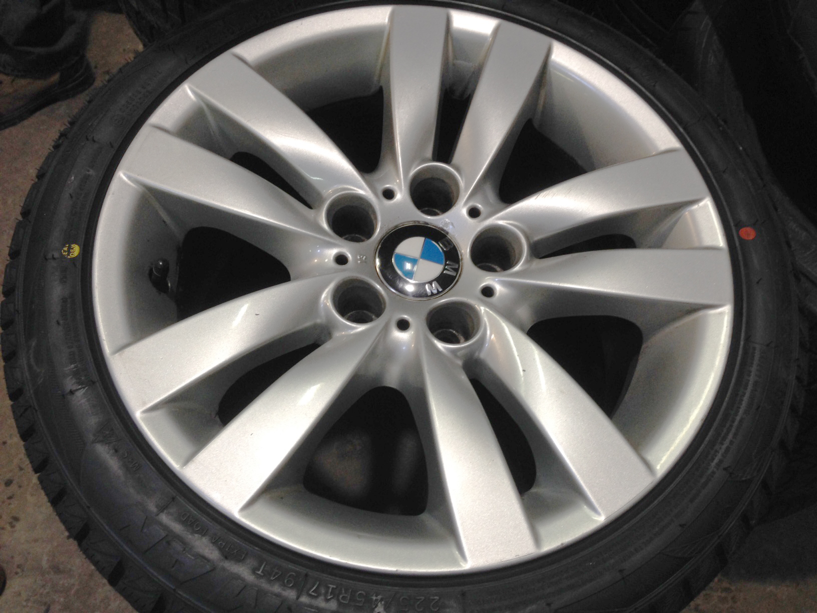 bmw winter rims and tires for sale