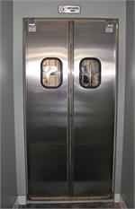 Restaurant Kitchen Doors. Stainless Steel Double Swing Door For Restaurants On Sale.