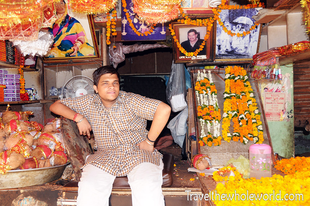 India Amritsar Mata Temple Man