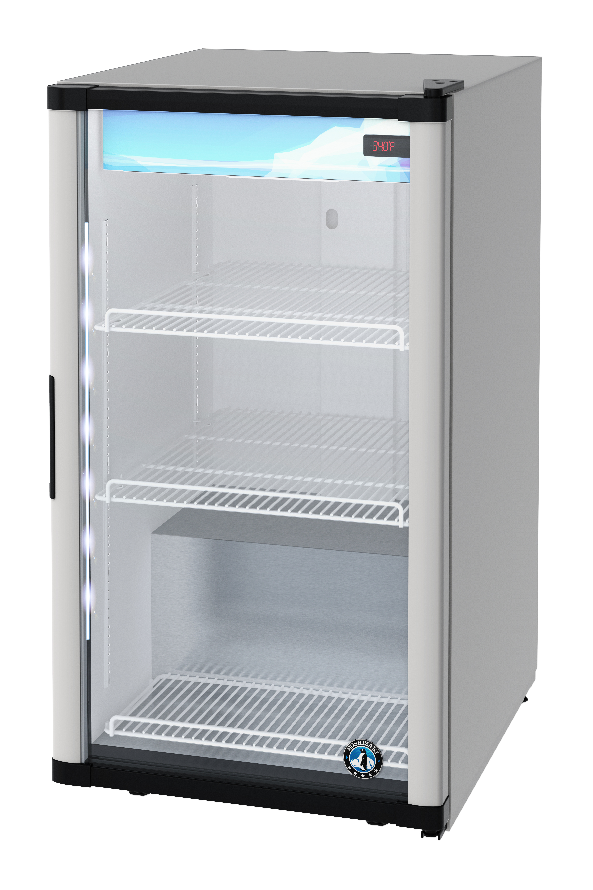 RM-7-HC, Countertop Refrigerator, Single Section Glass Door Merchandiser