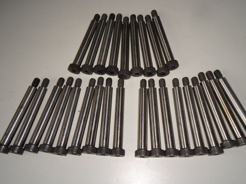 Shoulder Screw, Steel,3/8-16 1/2 Dia 3-1/2&#034; LG  ONE LOT IS NINE(9)