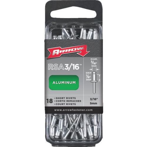 Arrow Fastener RSA3/16 Rivets-3/16X1/8 ALUM RIVET