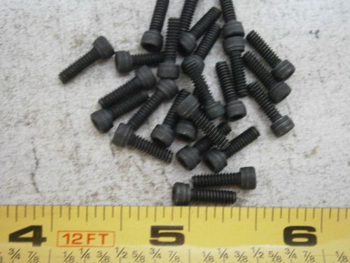 Cap Screws #4/40 x 3/8&#034; Long Socket Head Alloy Steel Lot of 25 #5200