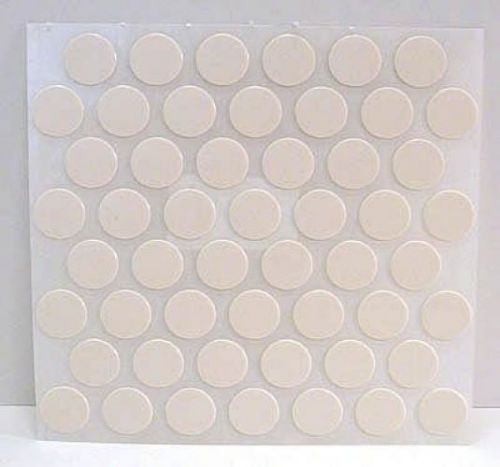 Fastcap adhesive cover caps pvc antique white 9/16 (1 sheet 52 caps) for sale