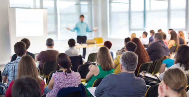 Students in seminar room