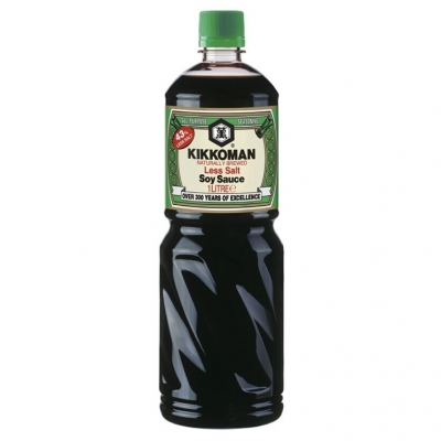 Kikkoman Soy Sauce Less Salt  1000ml