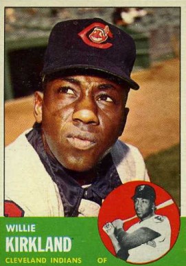 1963 Topps Willie Kirkland #187 Baseball Card