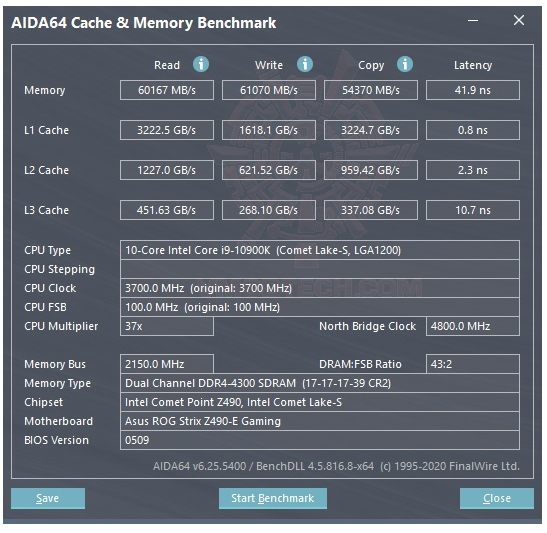 mem ASUS ROG STRIX Z490 E GAMING REVIEW