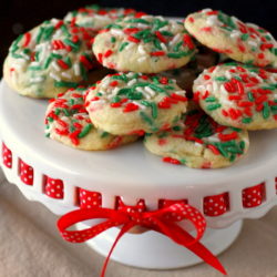 Christmas Sprinkle Sugar Cookies