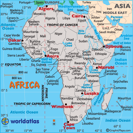 Map of Africa