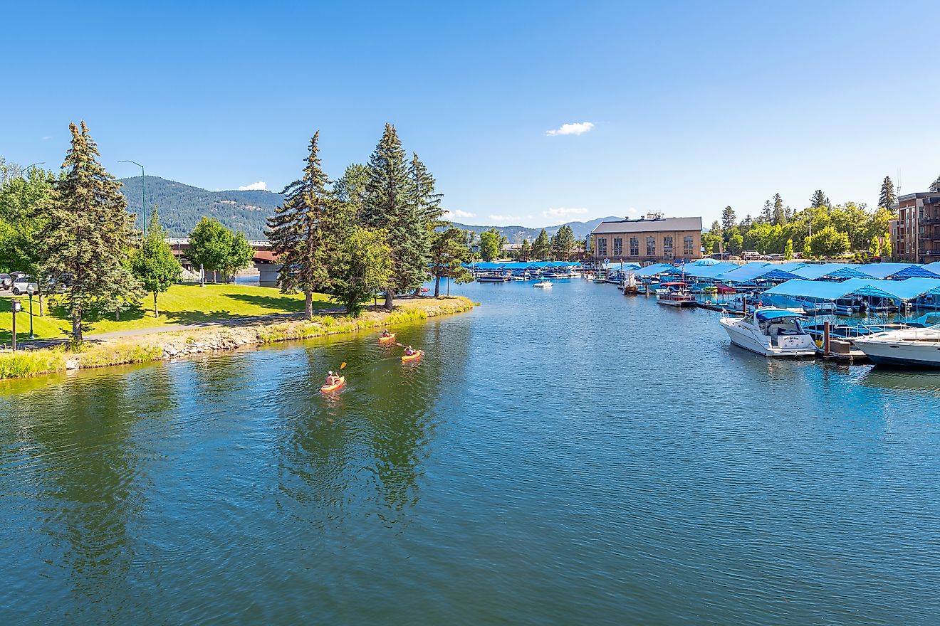 Lake Pend Oreille in Sandpoint, Idaho. Editorial credit: Kirk Fisher / Shutterstock.com.