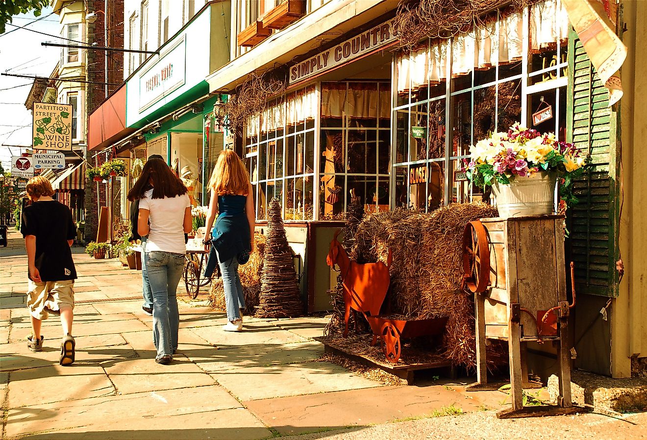 Downtown Saugerties, New York. Image credit James Kirkikis via Shutterstock