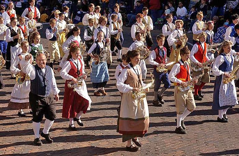 Svensk Hyllningsfest in Lindsborg, Kansas.