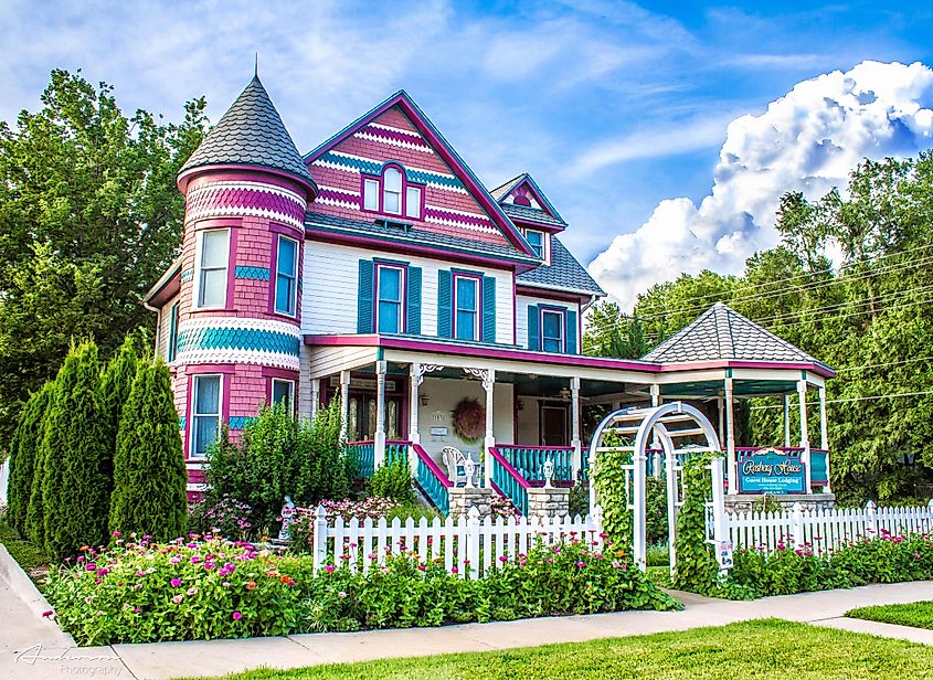 Rosberg House Bed & Breakfast in Lindsborg, Kansas.