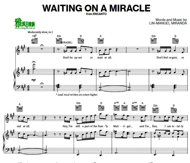 Encanto ħ������ - Waiting On A Miracle������