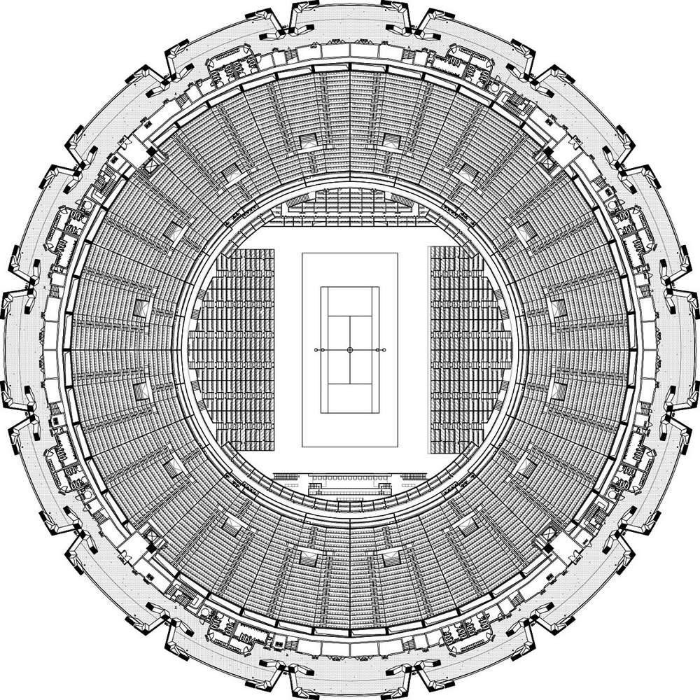 China National Tennis Center in Beijing, China by Atelier 11